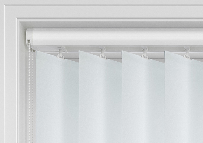Trinity (FR Blackout), Silk White - Vertical Blind - Image 13
